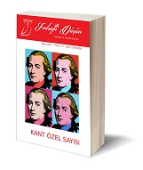 Sayı 3 / Kant Ekim 2014 Sayı Editörü: Aliye KOVANLIKAYA